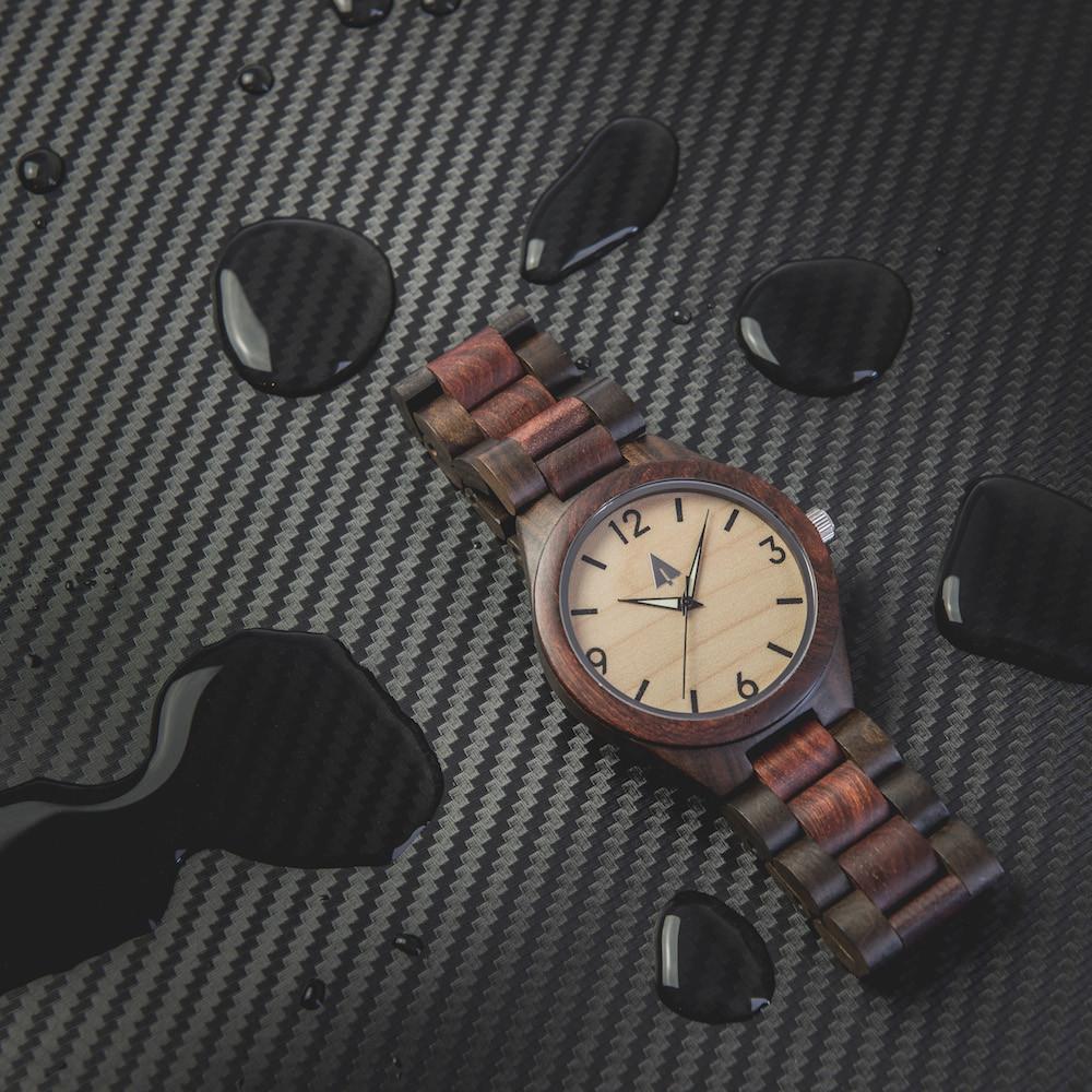 Redwood + Ebony Nova Men's Wooden Watch