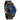 Dubline Rose Gold Blue Men's Wooden Watch