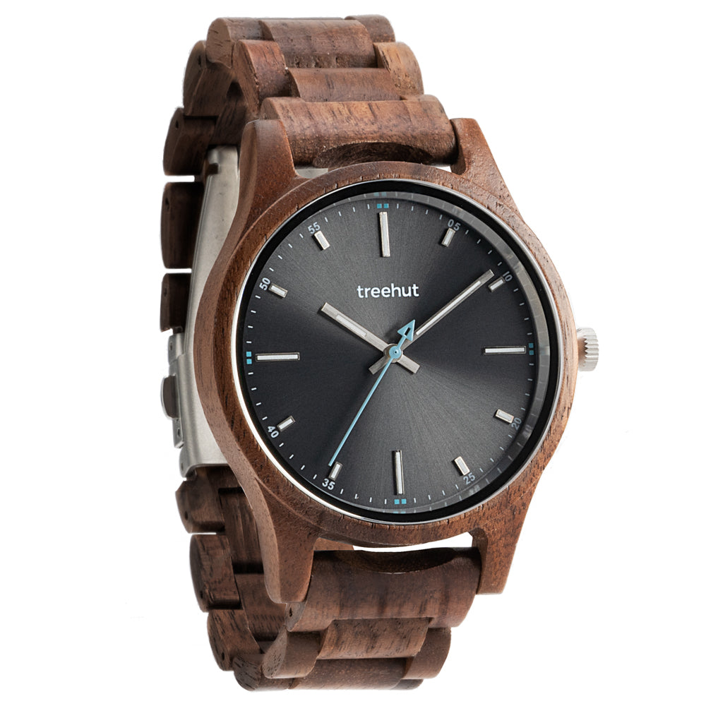 Dubline Walnut Grey Men's Wooden watch