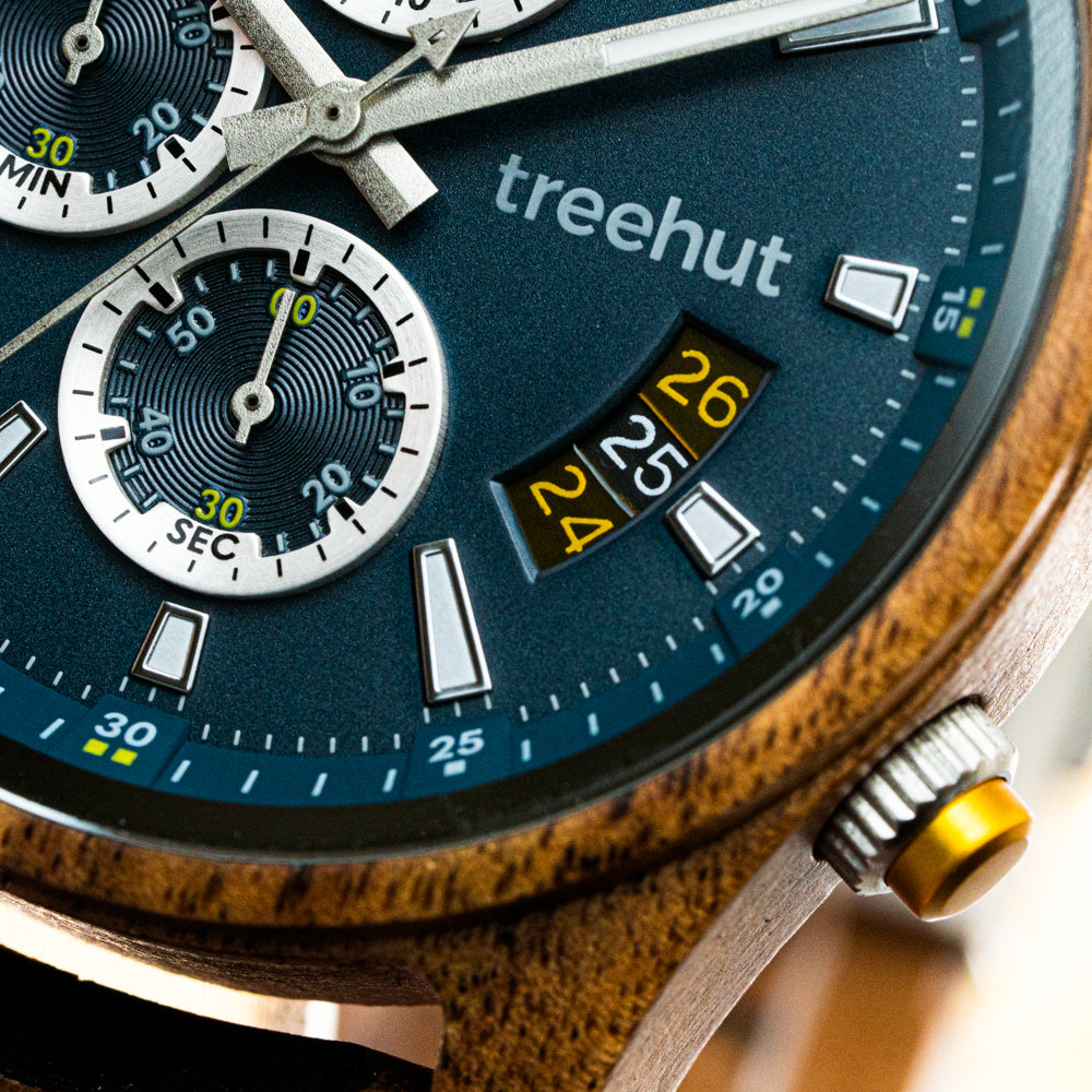 Dubline Chrono Koa Vegan Men's Wooden Watch