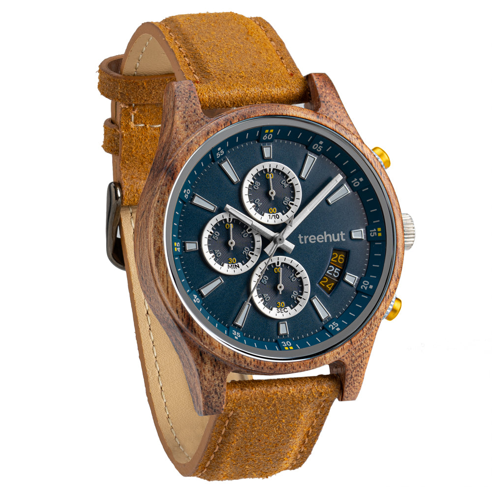 Dubline Chrono Koa Vegan Men's Wooden Watch