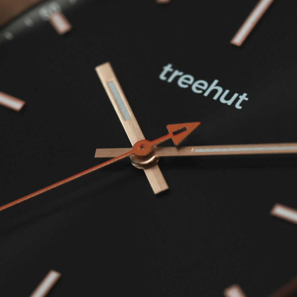 Dubline Ebony Black NATO Men's Wooden Watch