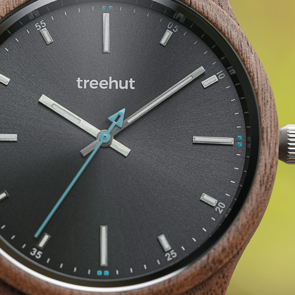 Dubline Walnut Grey Men's Wooden watch