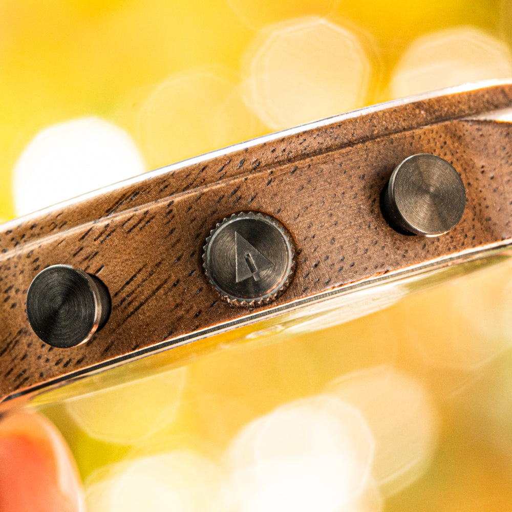 North Chocolate Walnut Gold Men’s Chrono Wooden Watch