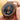 Rise Bronze Blue Marble Men's Stainless Steel Wooden Watch