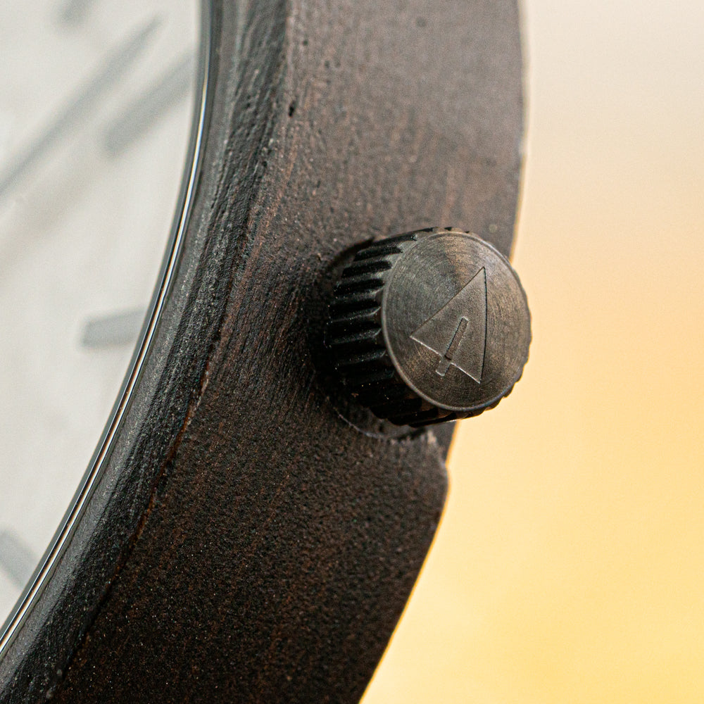 Sierra Ebony Grey Marble Men's Wooden Watch