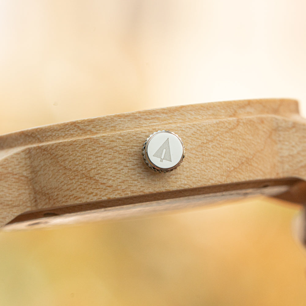 Alpine Maple Gunmetal Grey Men's Wooden Watch