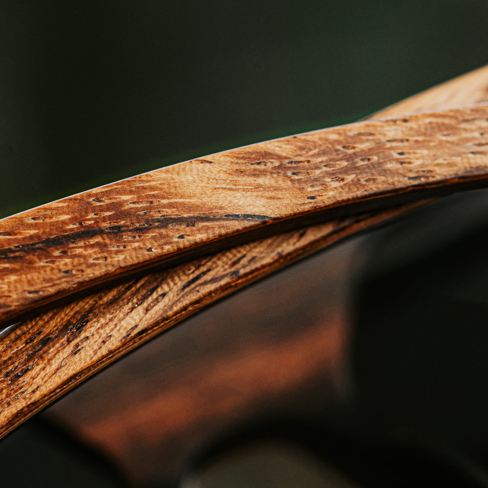 Fjorn Zebrawood Carbon Men's Wooden Sunglasses
