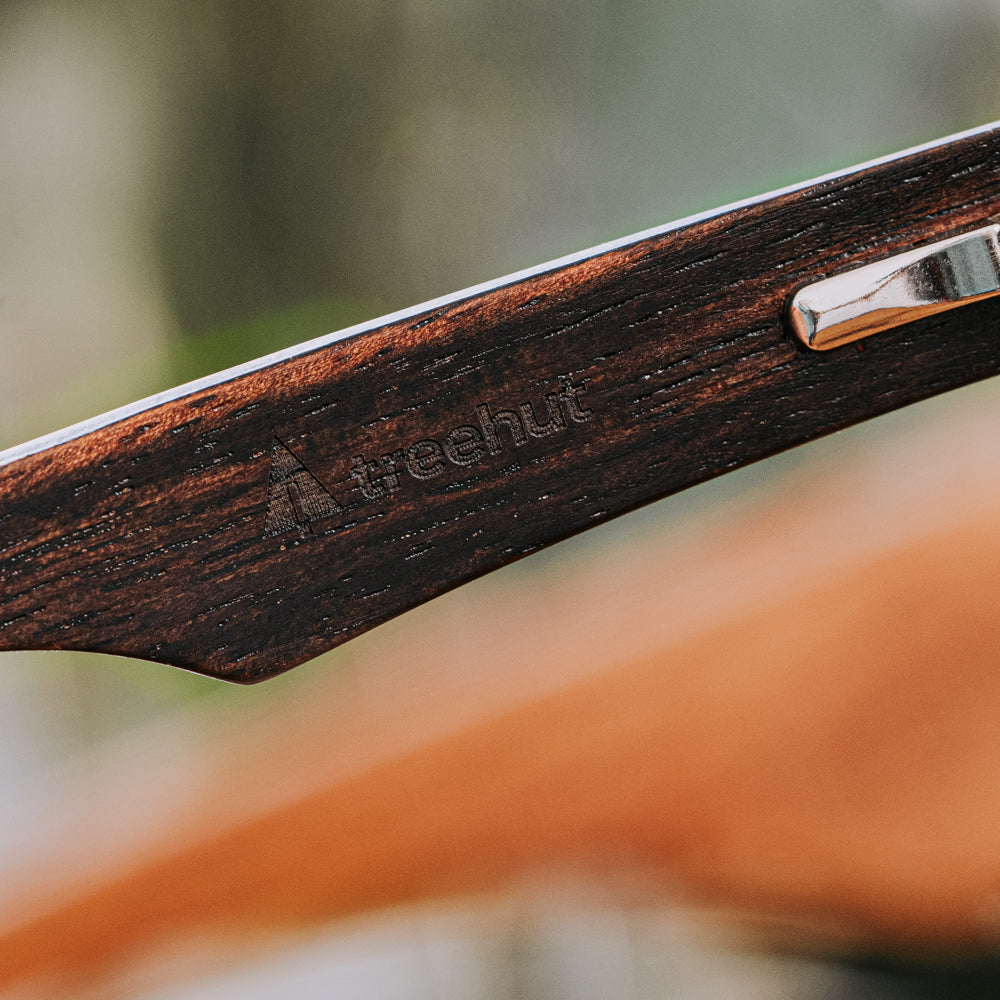 Bali Rosewood Carbon Women's Wooden Sunglasses
