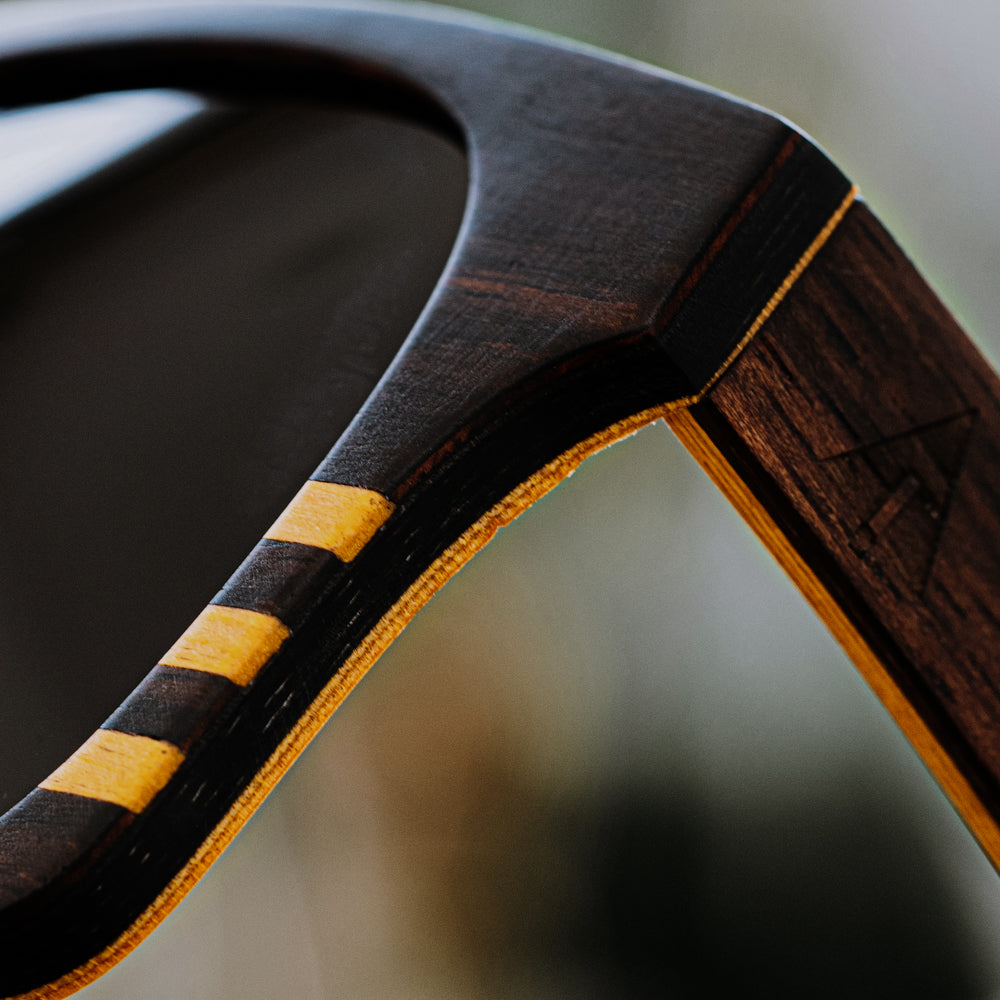 Bali Ebony Carbon Women's Wooden Sunglasses