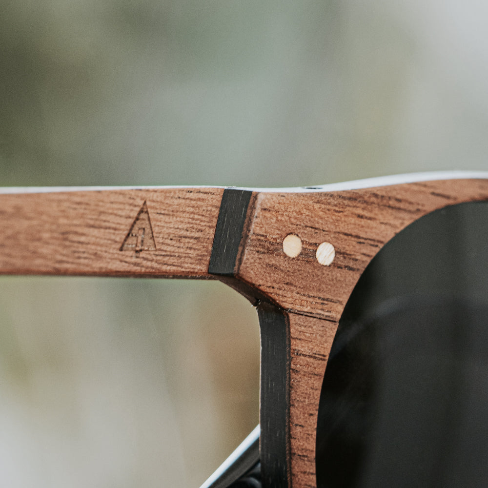 Heritage Walnut Carbon RX Men's Wooden Sunglasses