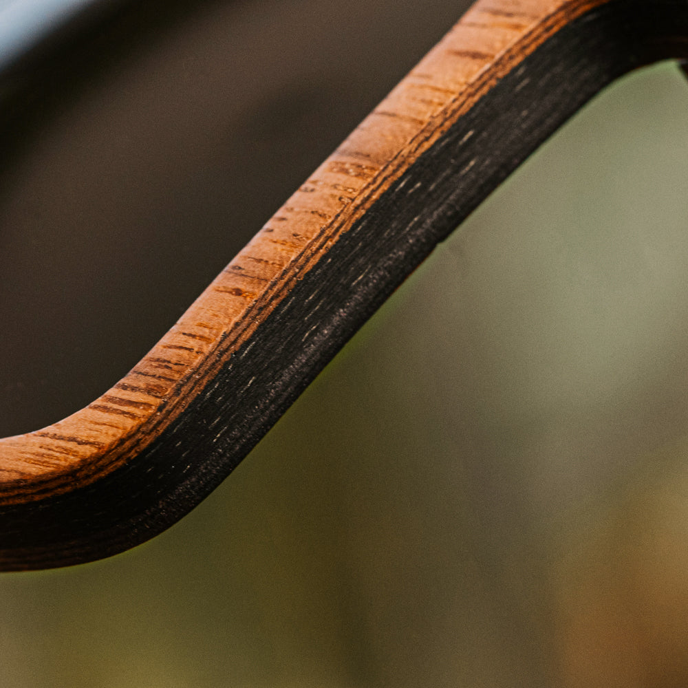 Fjorn Walnut Carbon Men's Wooden Sunglasses
