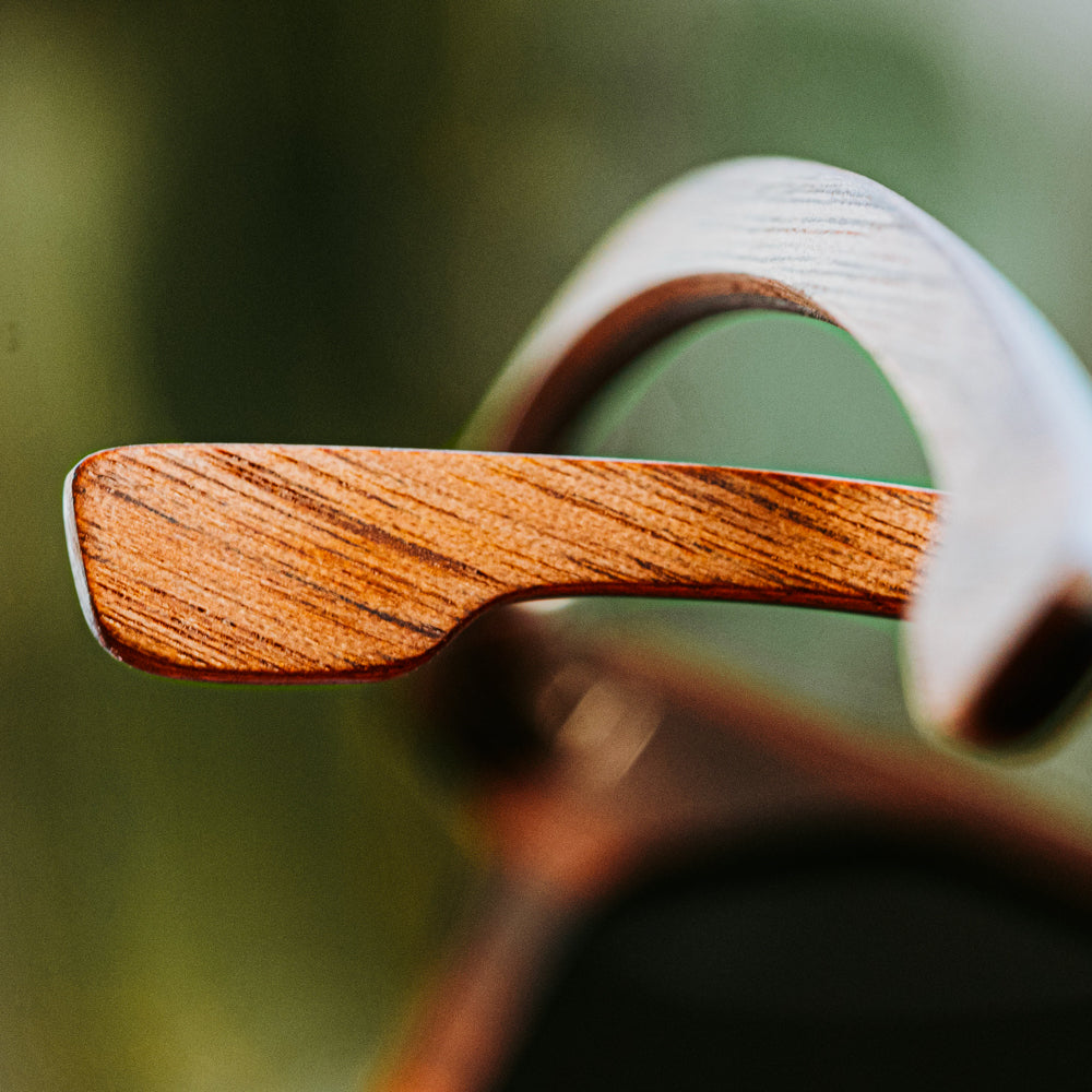 Fjorn Walnut Carbon Men's Wooden Sunglasses