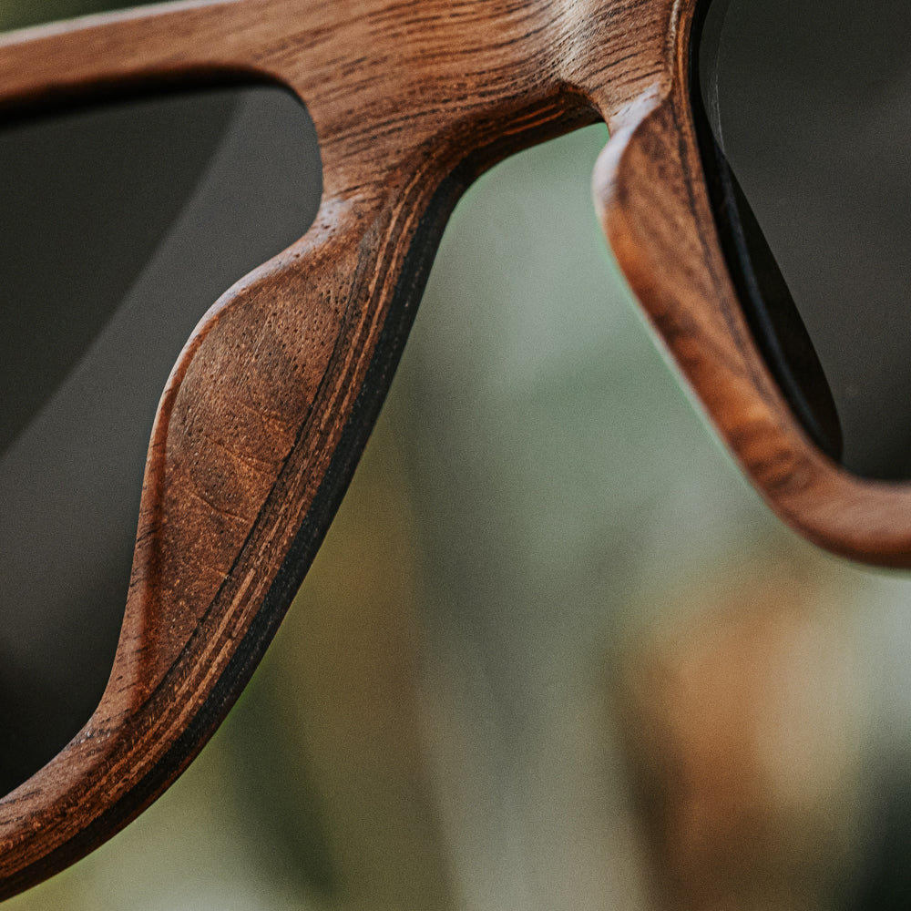 Bali Ebony Men's Wooden Sunglasses