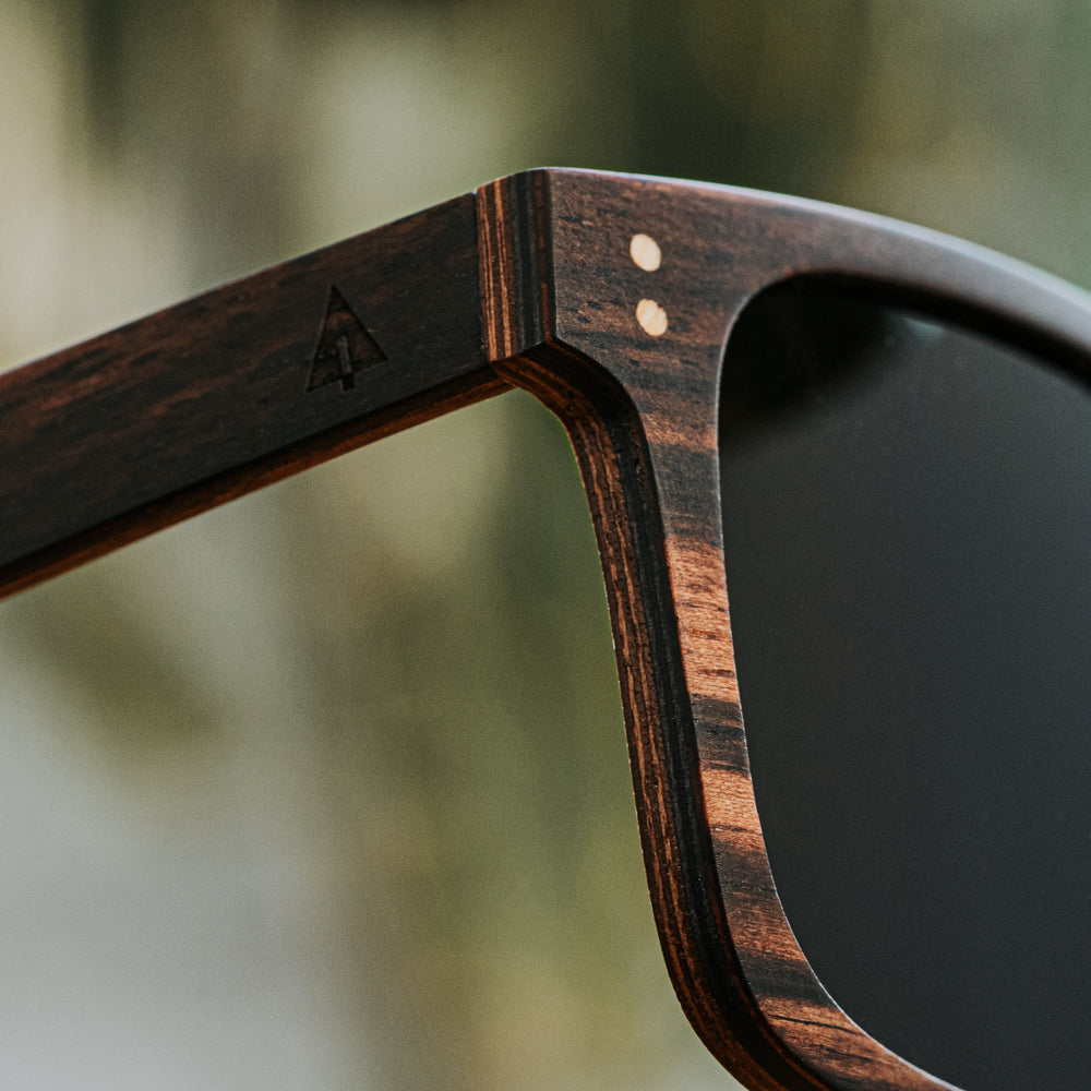 Bali Ebony Men's Wooden Sunglasses