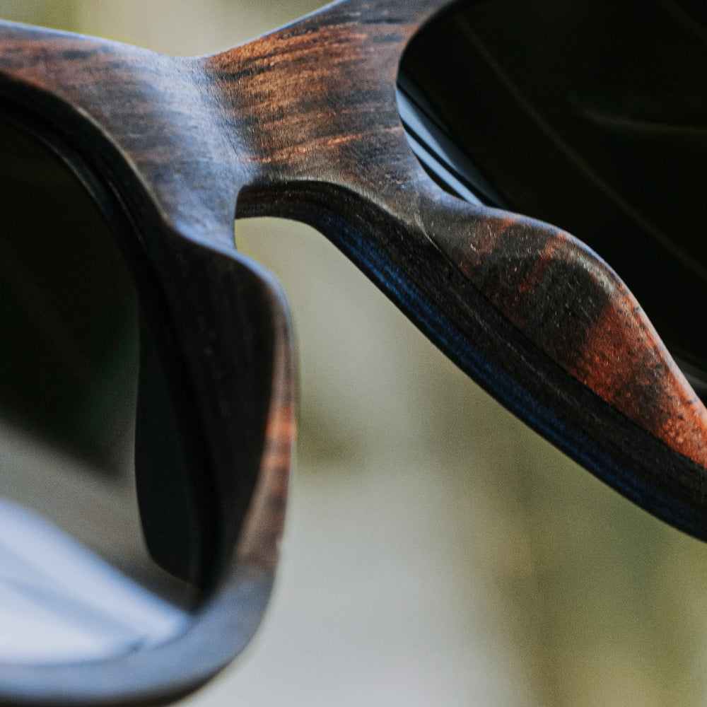 Bali Blue Maple Men's Wooden Sunglasses