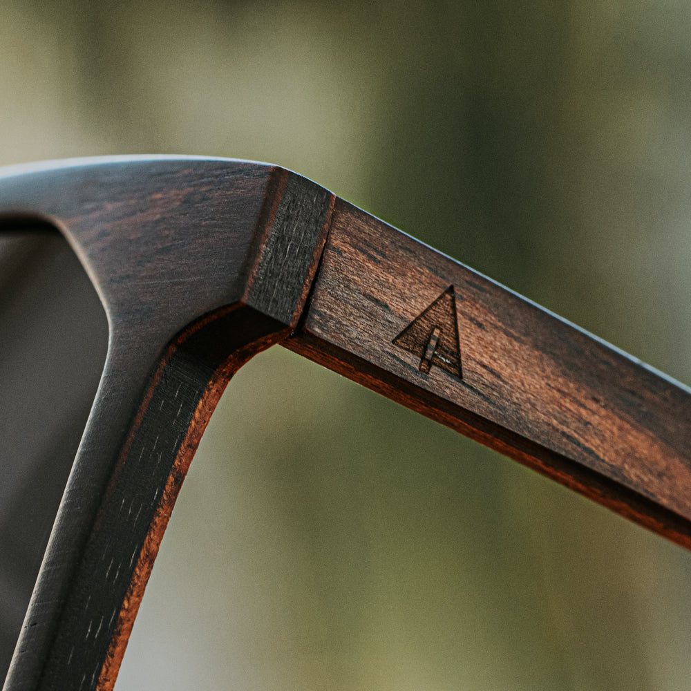 Fjorn Ebony Carbon Men's Wooden Sunglasses