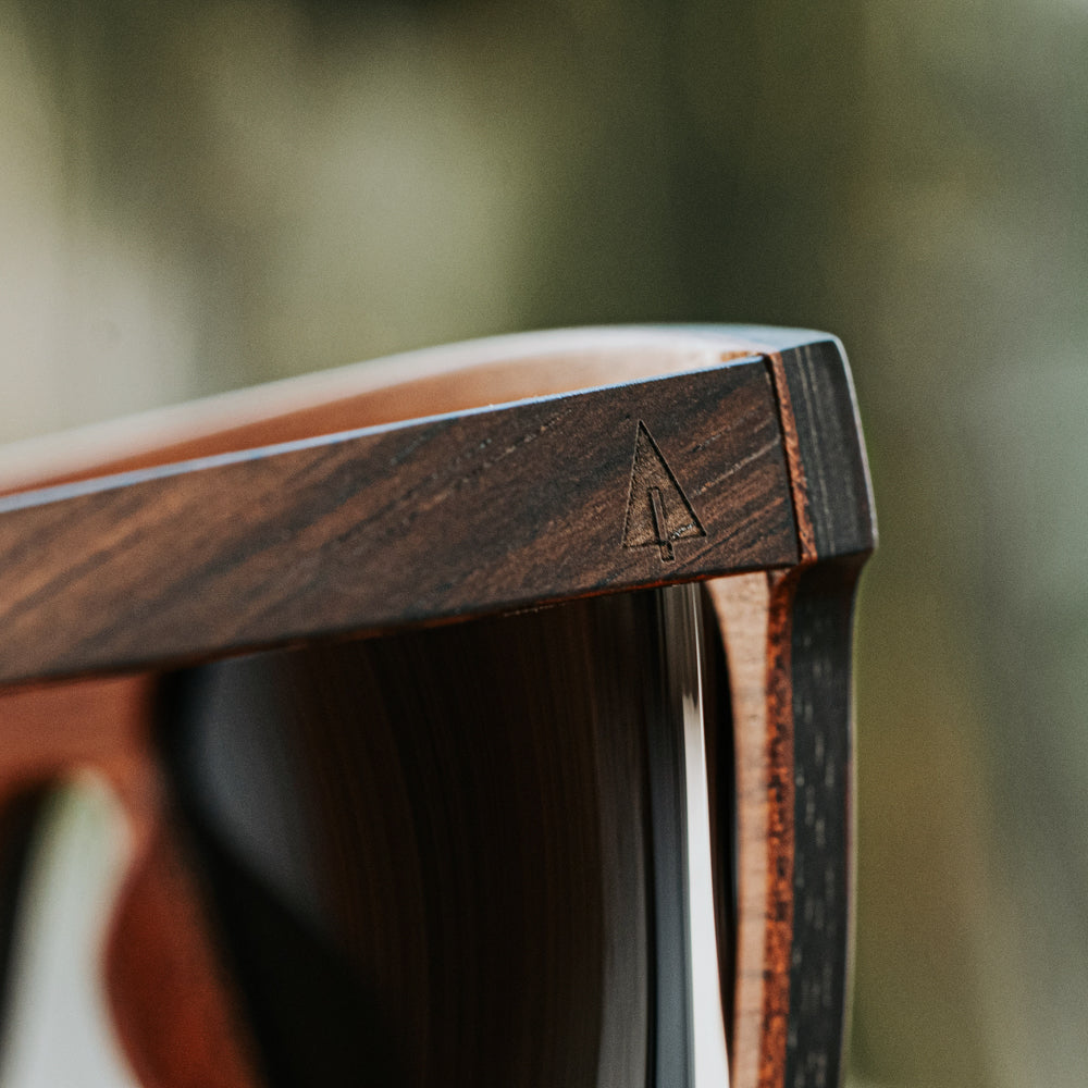 Fjorn Ebony Carbon Men's Wooden Sunglasses