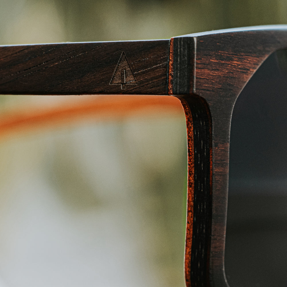 Fjorn Ebony Carbon Men's Wooden Sunglasses
