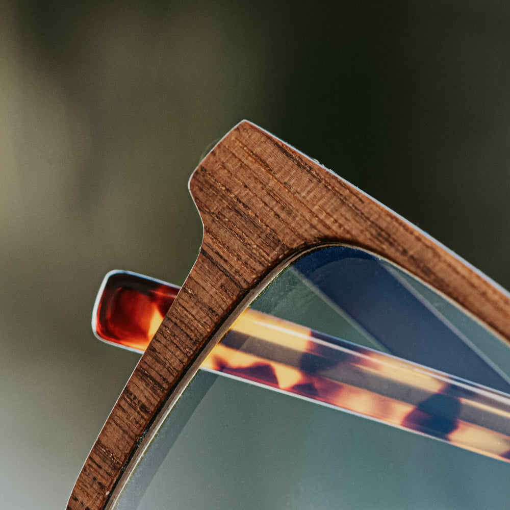 Forge Walnut blue light wood-glasses