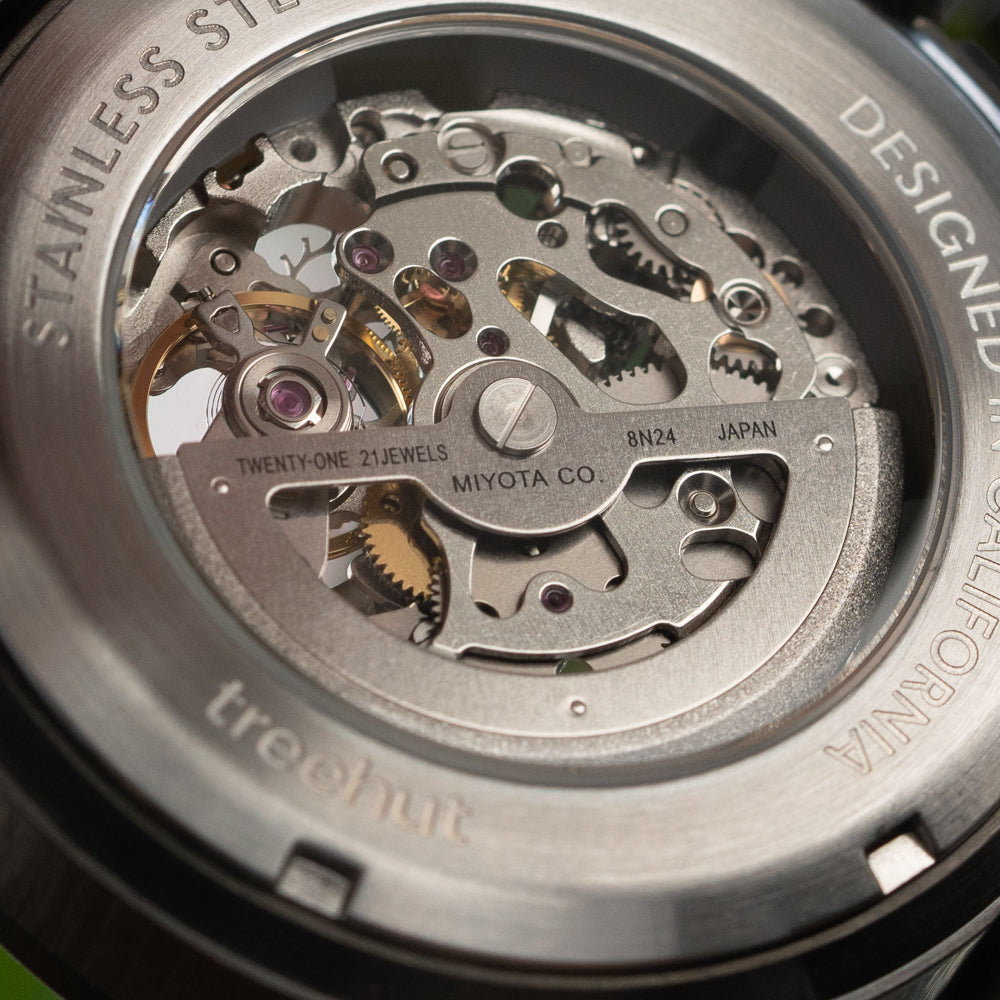 Immortal Grey Olive Automatic Men's Wooden Watch
