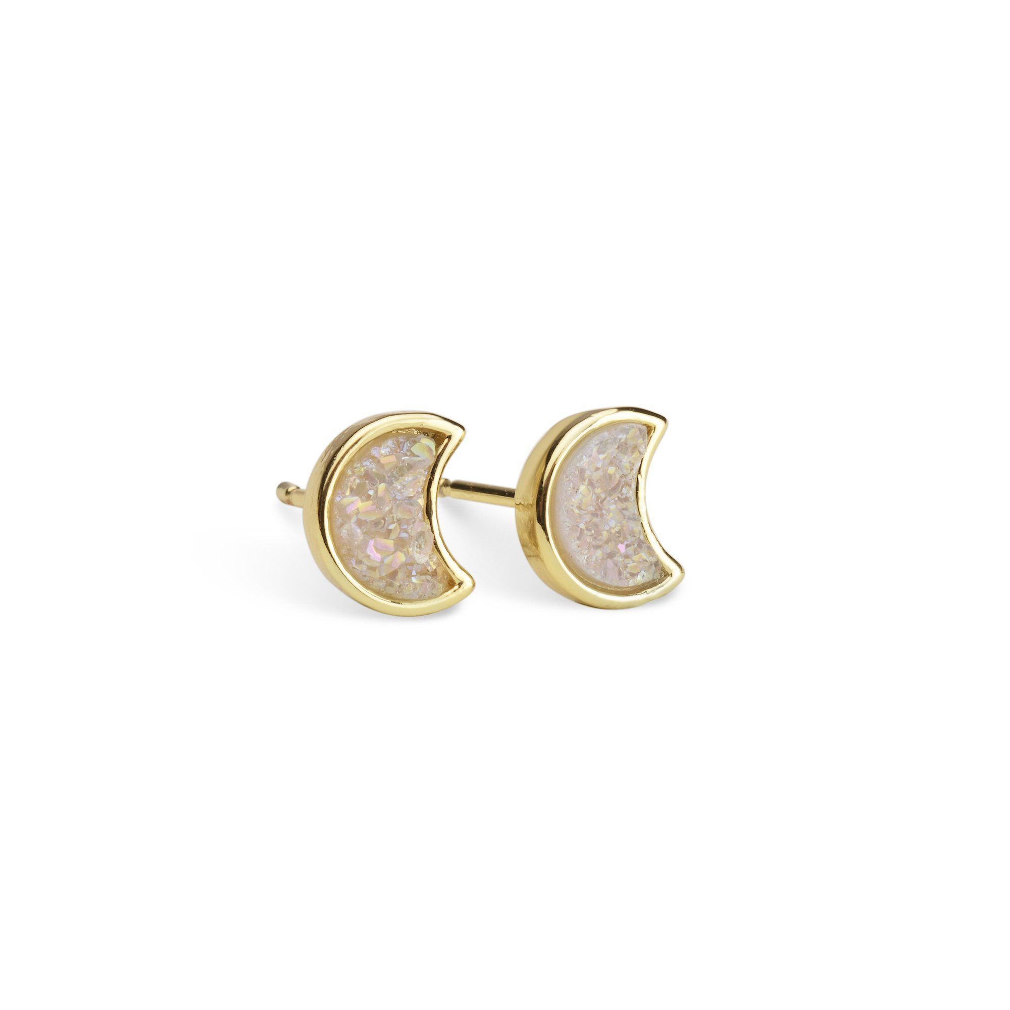 Moonbloom Champagne Druzy Earrings Women's Stone Earring