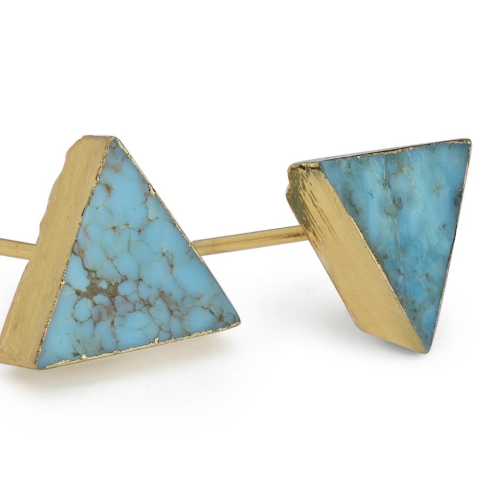 turquoise stone earrings