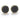 Geo Black Round Druzy Stud Women's Stone Earring