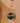 Gold and blue geometrical apatite stone earrings