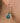 Gold and pastel colored dangle earrings with natural gemstones for her