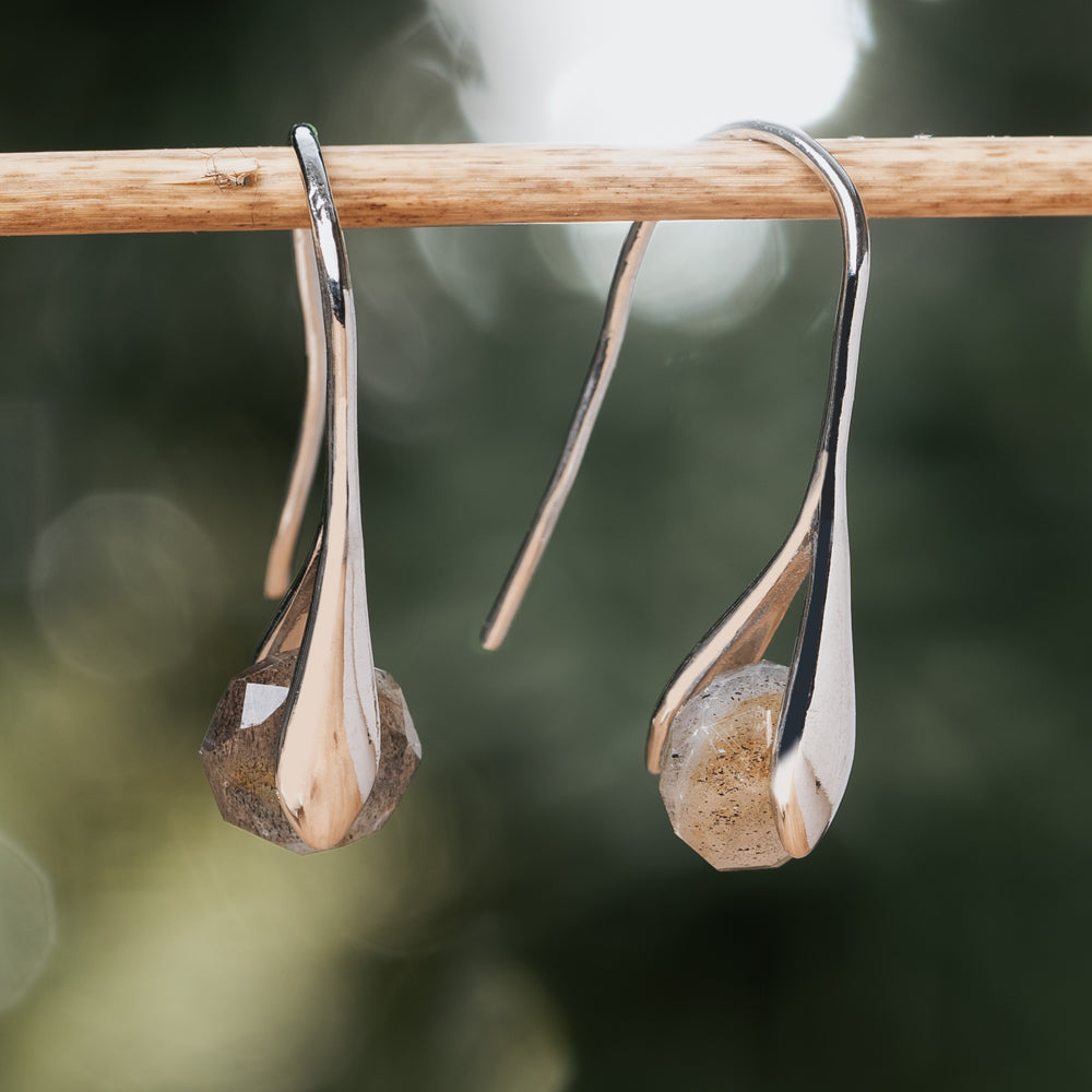 labradorite earrings