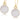 Terra White Druzy Earrings Women's Stone Earring