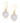 Terra White Druzy Earrings Women's Stone Earring