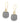 Reina Silver Druzy Earrings Women's Stone Earring