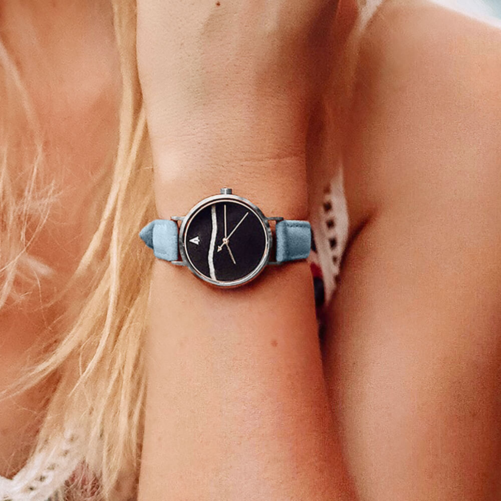 Element Black Marble Grey Women's Marble Watch
