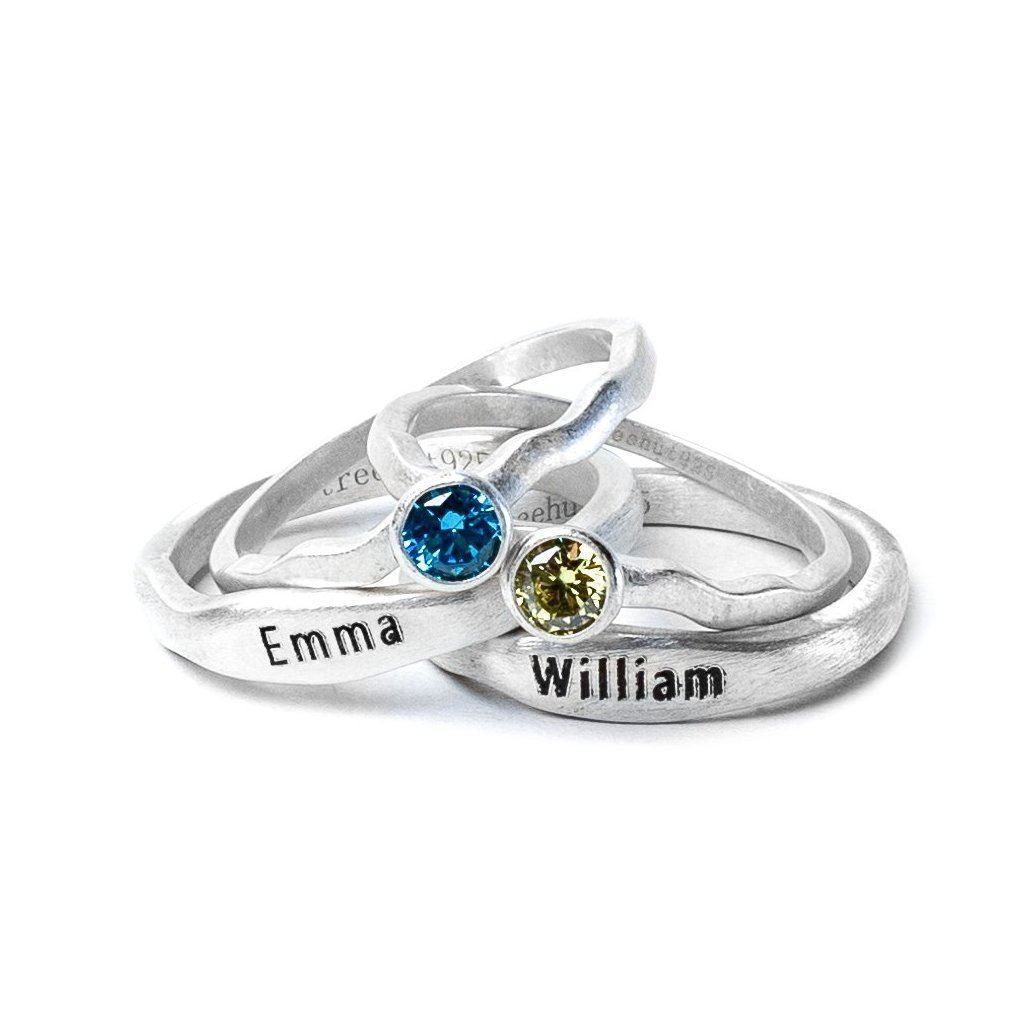 August Peridot Birthstone Ring Women's Stone Ring