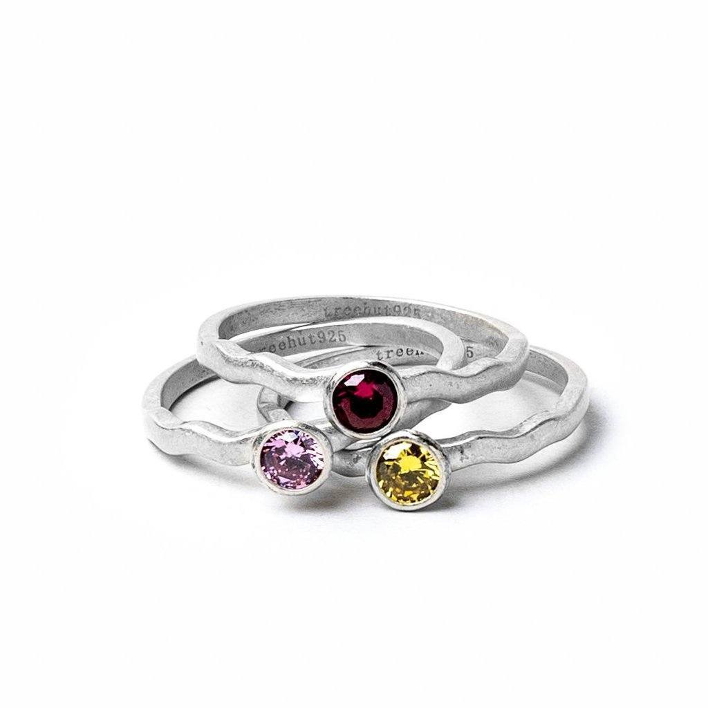 August Peridot Birthstone Ring Women's Stone Ring
