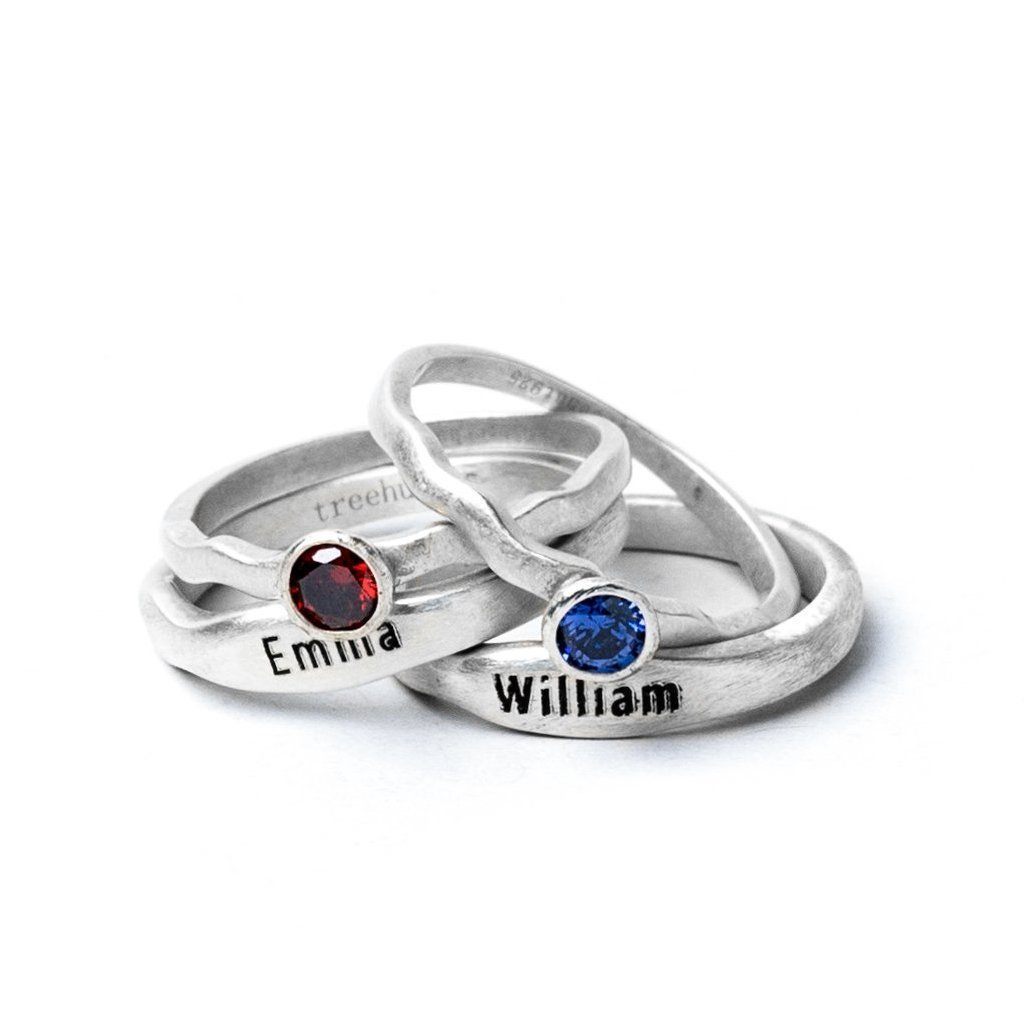July Ruby Birthstone Ring Women's Stone Ring