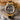 Rise Ebony Marble Gold Men's Stainless Steel Wooden Watch