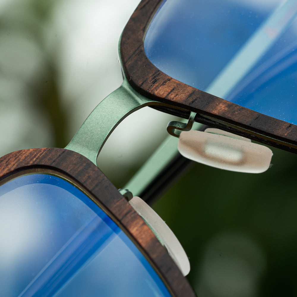 wooden blue light glasses for men