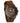 Huxley Rustic Walnut Brown Men's Chrono Stainless Steel Wooden Watch