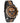 Huxley Zebrawood Black Men's Chrono Stainless Steel Wooden Watch