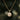 Octagon gold and white mother of pearl zirconia necklace