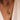 18k black and gold heart shaped necklace