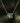 Maple leaf shaped green and gold necklace handmade by treehut