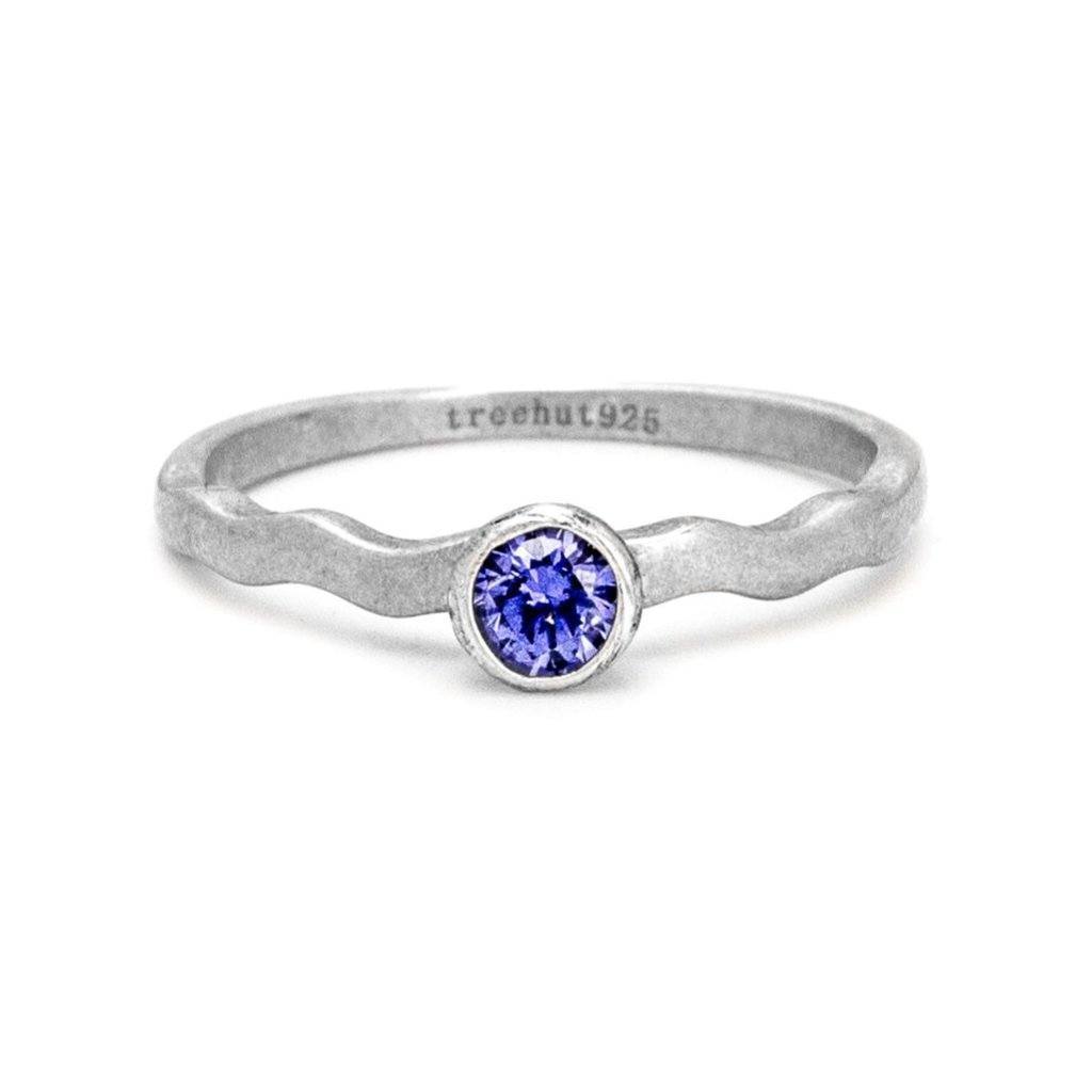 December Tanzanite Birthstone Ring Women's Stone Ring