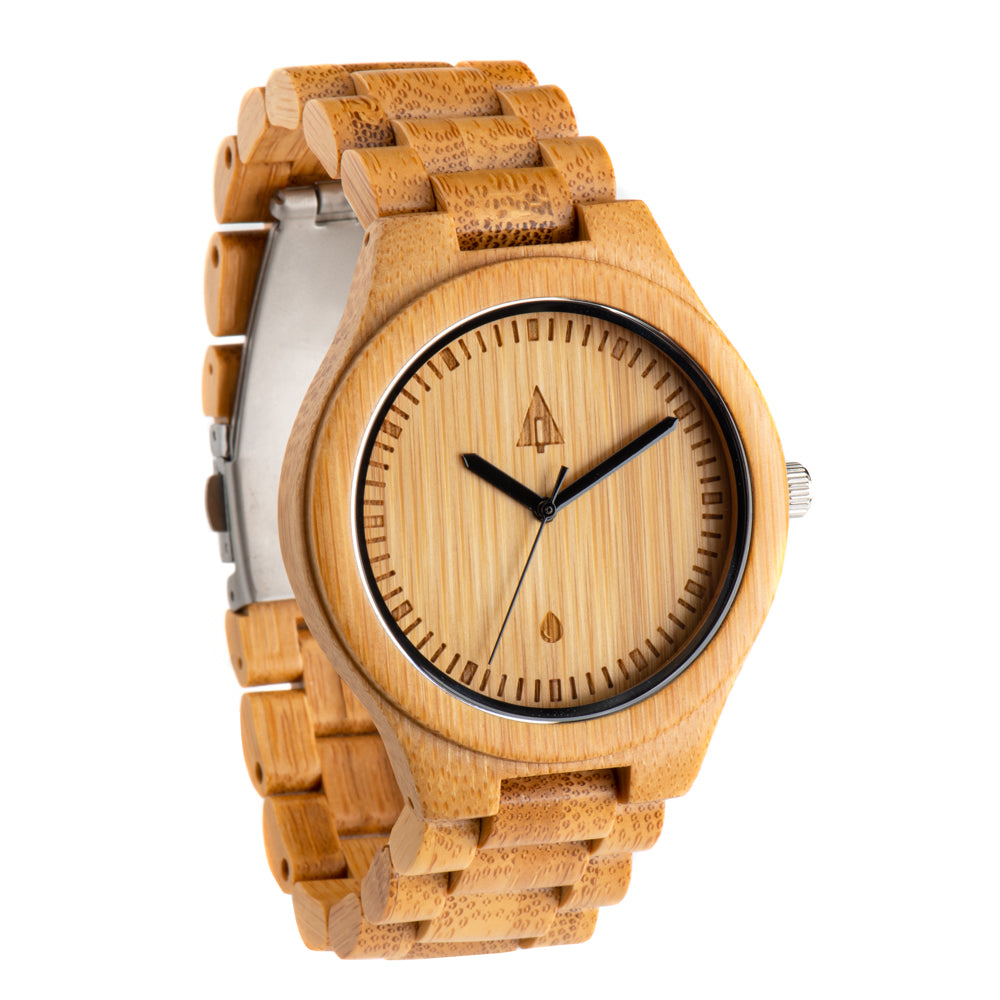 charity: water All Bamboo Boyd Men's Wooden Watch