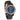 Paradise Ebony Blue Marble Women's Wooden Watch