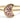 Moonbloom Rose Gold Druzy Stacking Ring Women's Stone Ring