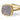 silver druzy ring